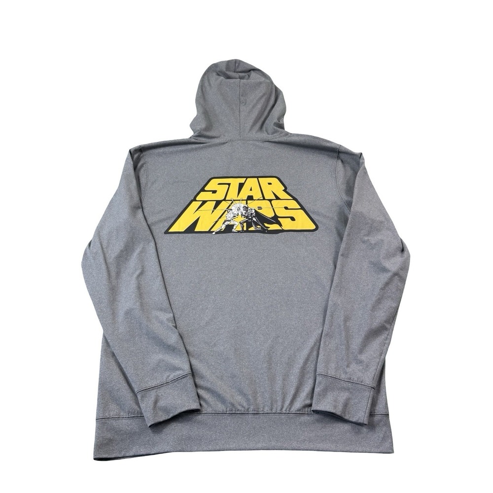 RSVLTS X Star Ward Gray Graphic Performance Mens Hoodie Size Small